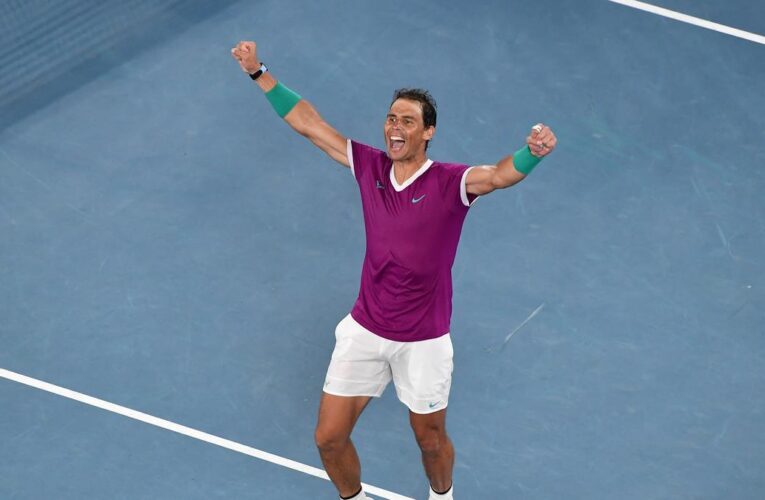 How many Grand Slam matches has Rafael Nadal won from two-sets-to-love down?