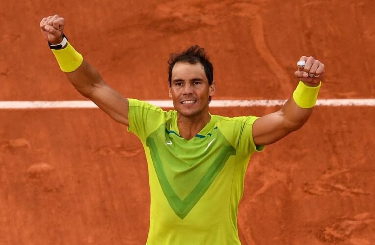 How many five-set matches has Rafael Nadal played at French Open?
