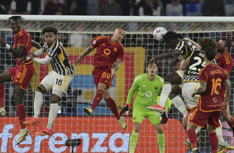 Serie A 2023-24: Juventus misses chance to close gap to second after draw with Roma