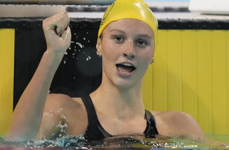 Summer McIntosh lowers her own world record in 400 IM at Canadian Olympic trials