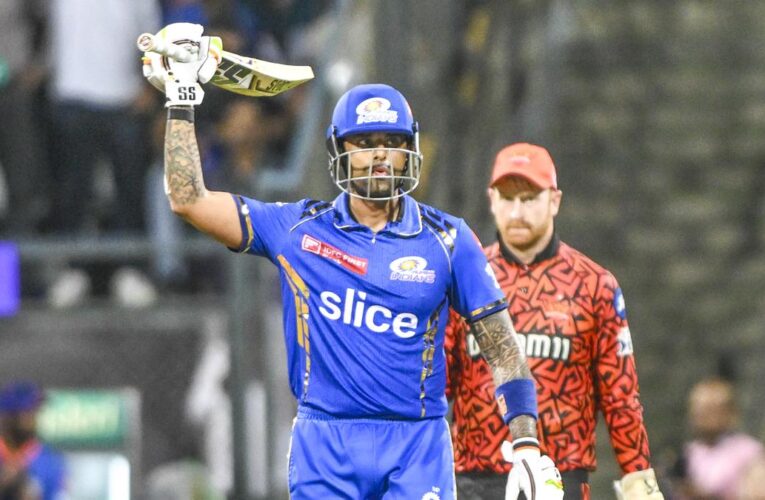 Suryakumar Yadav scores second IPL hundred during MI vs SRH game at Wankhede Stadium