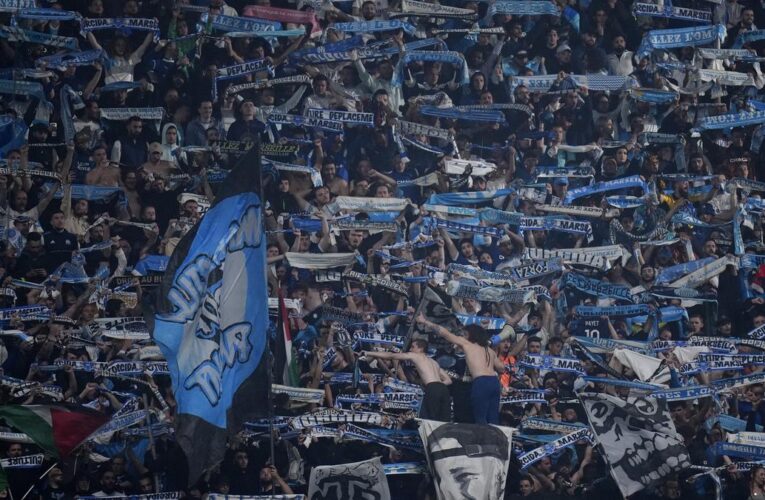 Fan arrested in Marseille as authorities investigate reports of Nazi salute, monkey chants in match against Atalanta
