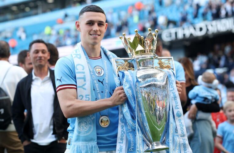Manchester City beats West Ham United 3-1 to win historic fourth Premier League title in a row