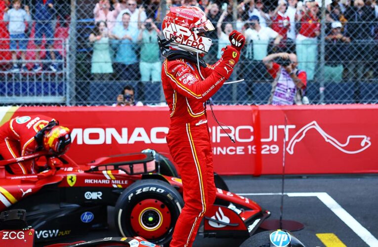 Motorsport weekend wrap: Leclerc wins home Monaco Grand Prix; Newgarden makes it back-to-back Indy 500 wins