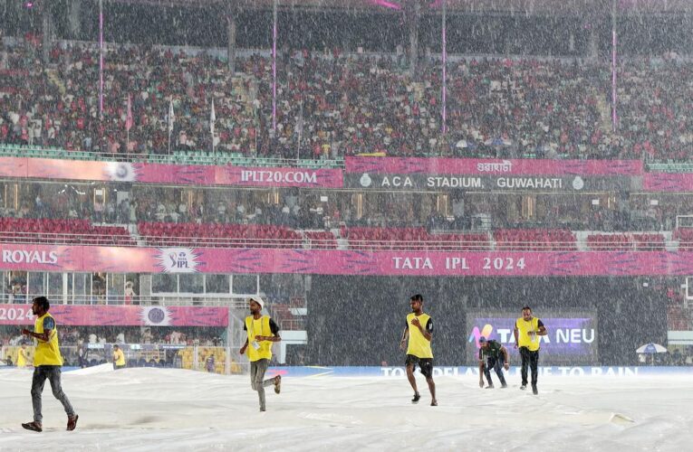 RR vs KKR IPL 2024, Guwahati weather forecast updates: Match washed out without a ball being bowled