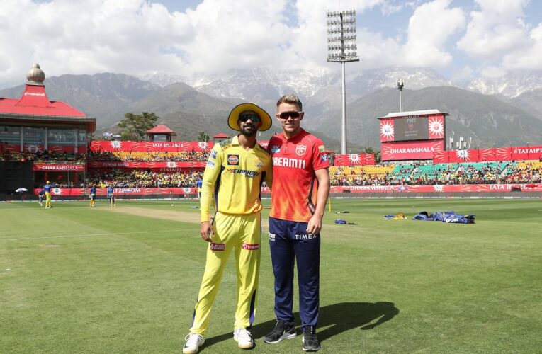 PBKS vs CSK IPL 2024 Match Highlights in Pictures: Harshal cleans up Dhoni for 0 as Punjab restricts Chennai to 167