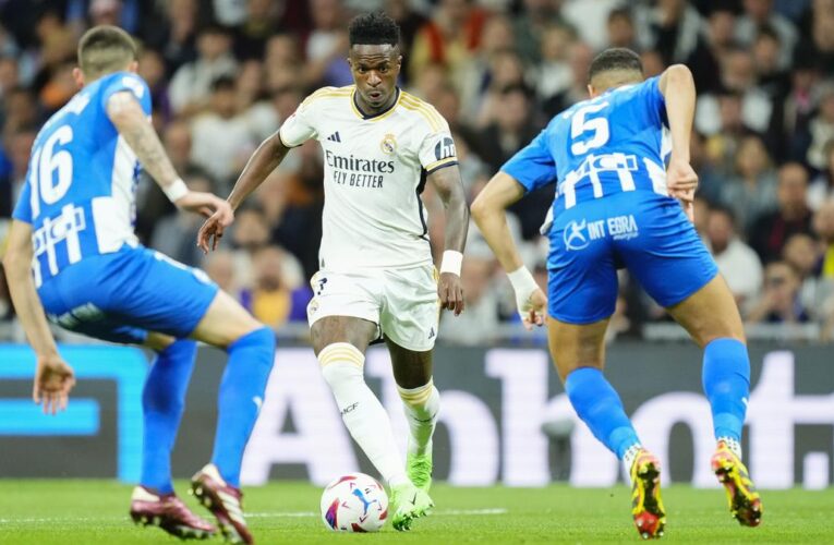 La Liga: Vinicius double helps Real to 5-0 win over Alaves