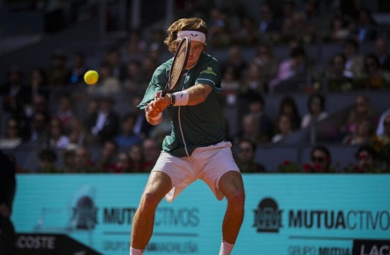 Madrid Open 2024: Rublev beats Fritz in two sets to reach Madrid Open final