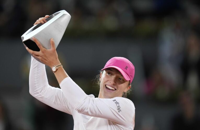 Swiatek outlasts Sabalenka in marathon final to win Madrid Open