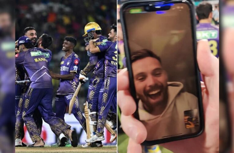 England Star Joins KKR’s Celebrations After IPL 2024 Win Through Video Call – Watch