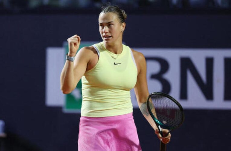Italian Open: Finalist Sabalenka keeps close eye on back injury before French Open