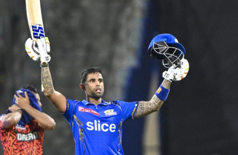 MI vs SRH, IPL 2024: Surya’s century lights up Wankhede, dims Sunrisers’ top-four surge