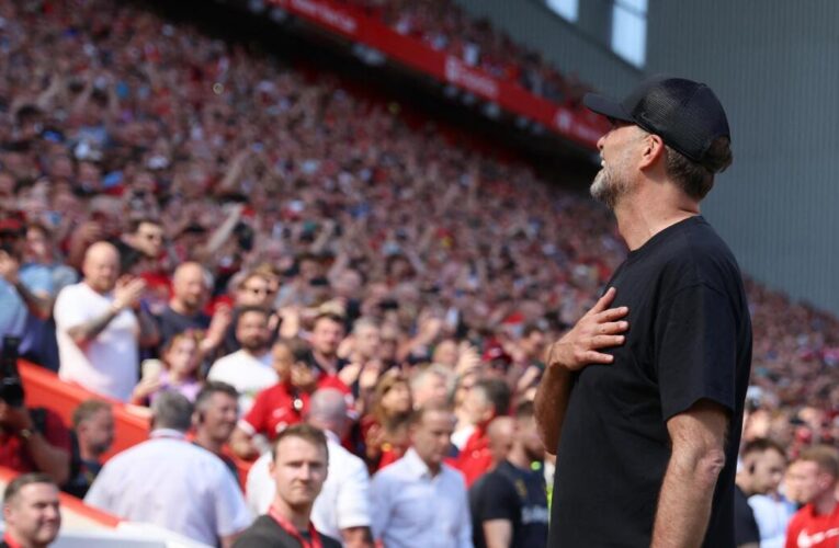 Danke Jurgen: Klopp receives emotional farewell at Anfield