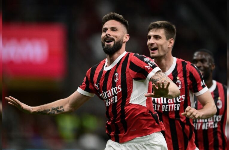 Olivier Giroud, Stefano Pioli Bid Farewell To AC Milan; Juventus End Season With Monza Win