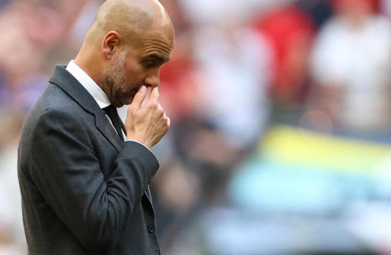 How many Cup finals has Pep Guardiola lost as a manager?