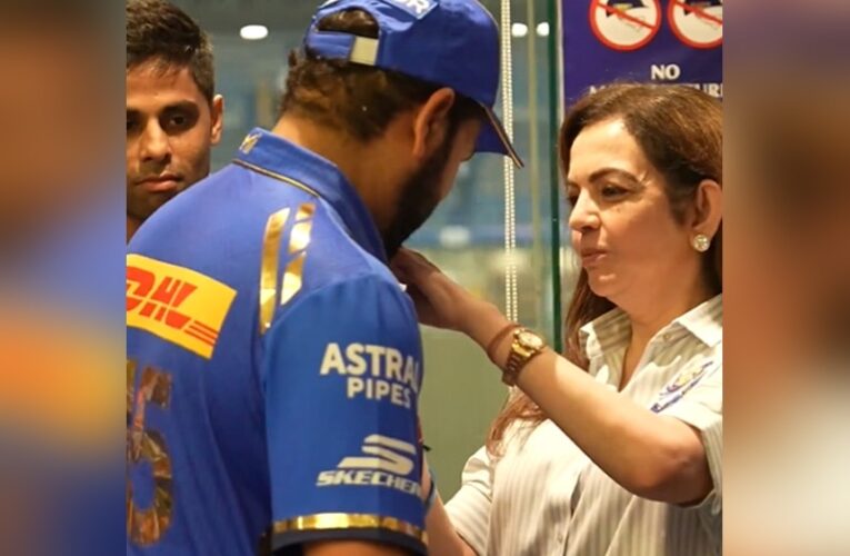 IPL 2024: Rohit Sharma Receives Special Medal For His Knock Against LSG