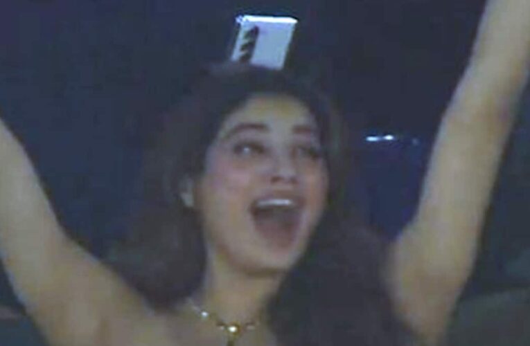 Janhvi Kapoor Reacts As Virat Kohli Runs Out RR Star, Internet Points At ‘World Cup’ On Her Dress