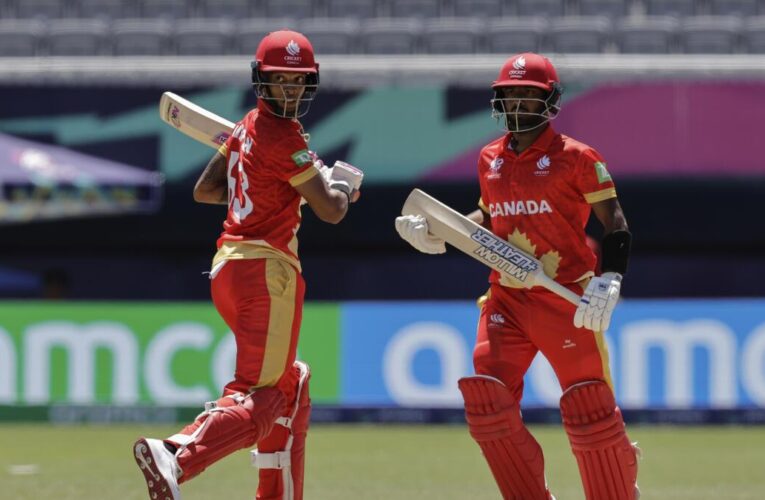 Canada shocks Ireland by 12 runs for first win in T20 World Cup history