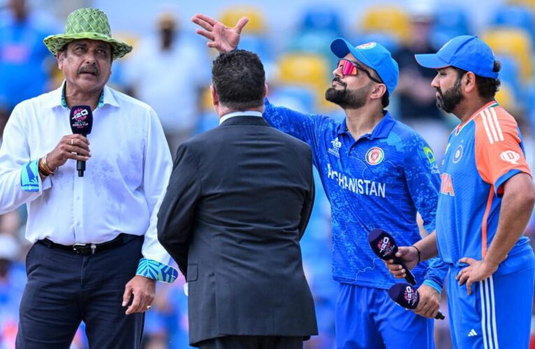 IND vs AFG: Indian players wear black armbands to honour former India pacer David Johnson during T20 World Cup 2024 match