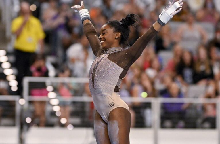 Simone Biles continues Paris Olympics prep by cruising to her 9th U.S. Championships title
