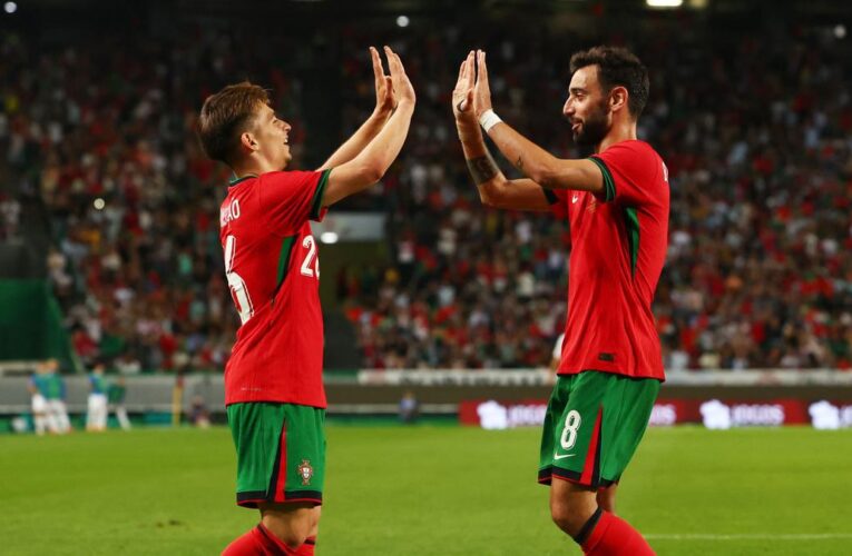 Euro 2024 warm-ups: Portugal survives late scare in 4-2 friendly win over Finland