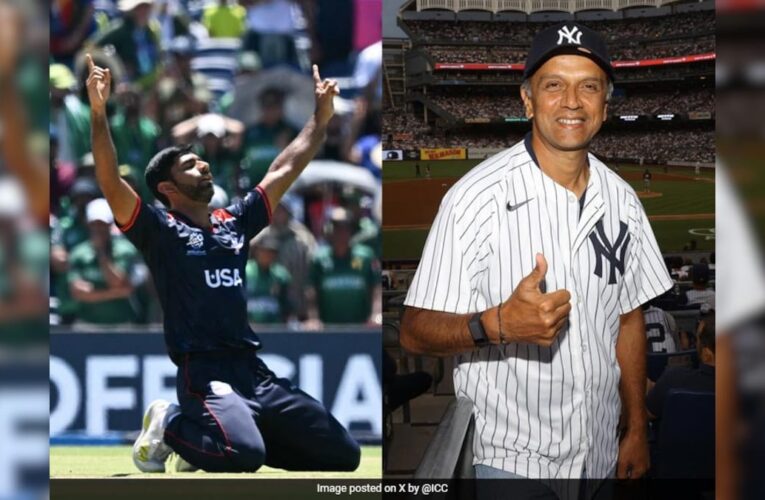 Rahul Dravid Hooked To USA vs Pakistan Mayhem Inside New York Subway, Picture Goes Viral