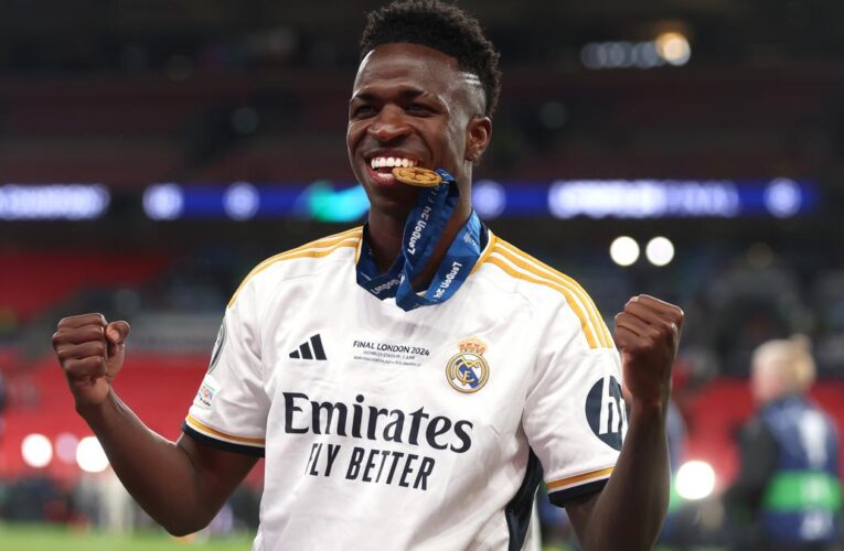 Real Madrid forward Vinicius Jr. named UEFA Champions League player of the season