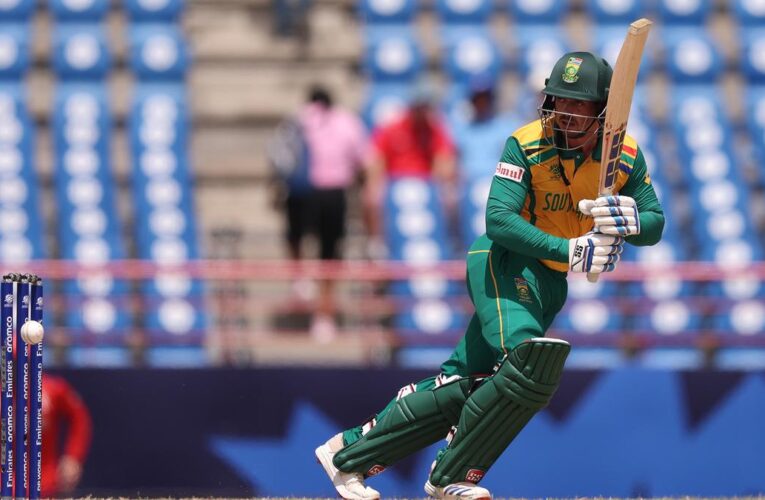 Quinton de Kock hits joint fastest fifty of T20 World Cup 2024 during ENG vs SA Super 8 Group 2 match