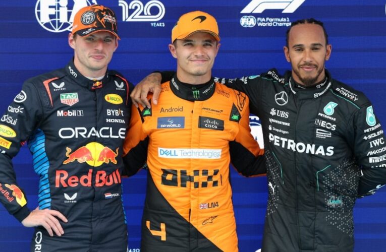 Lando Norris Takes Pole For Spanish Grand Prix, Max Verstappen Second, Lewis Hamilton Third