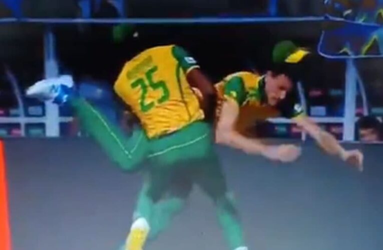 South Africa Stars Marco Jansen, Kagiso Rabada Involved In Nasty Mid-Air Collision, Medical Team Rushes In. Watch