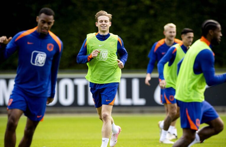 Euro 2024: De Jong back in training for Dutch ahead of Iceland warm-up clash