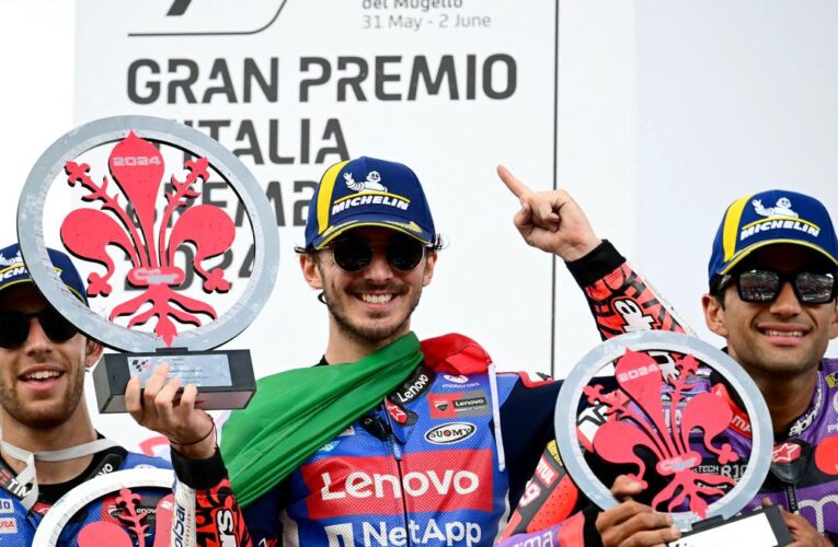 MotoGP: Flawless Bagnaia claims third consecutive Dutch Grand Prix