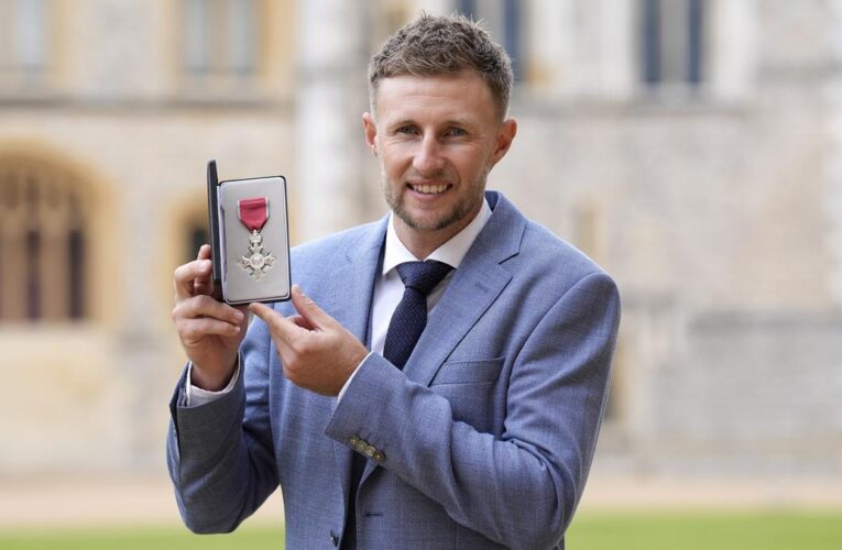 England batter Joe Root awarded MBE for services to cricket