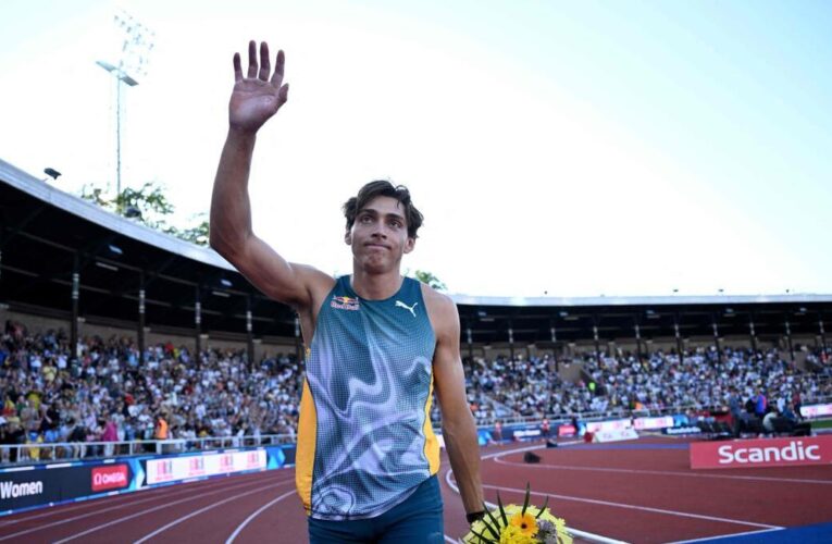 Duplantis wins at Stockholm Diamond League but falls short of record