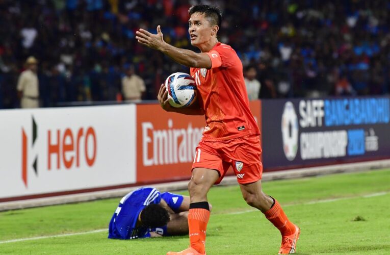 Which country has Sunil Chhetri scored the most goals against?