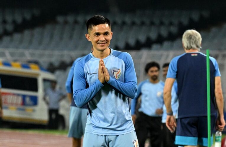 Emotionally-charged Chhetri swansong hoping to take India past Kuwait in World Cup qualifier