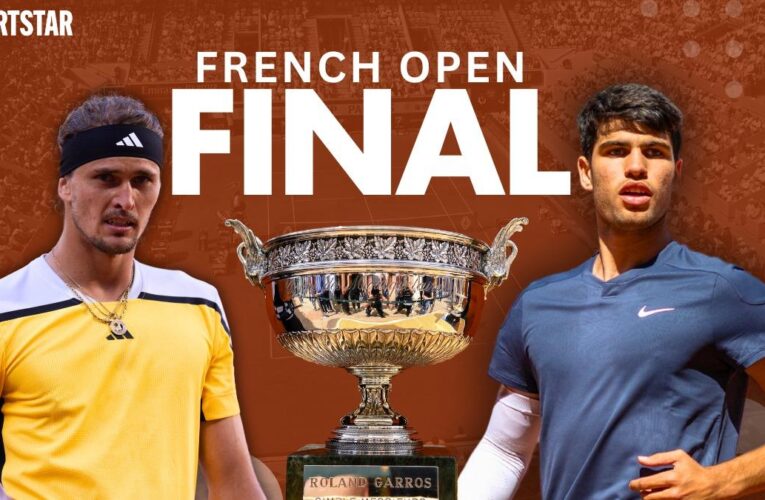 French Open 2024 Final Live score, Carlos Alcaraz vs Alexander Zverev: Roland Garros set to have new champion