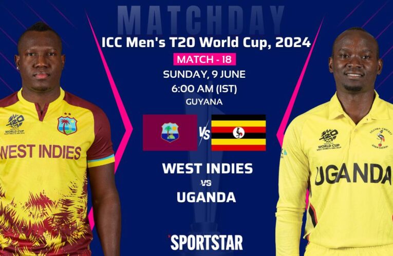 WI vs UGA Live Score, T20 World Cup 2024: West Indies win the toss, opt to bat first against Uganda; Both teams unchanged