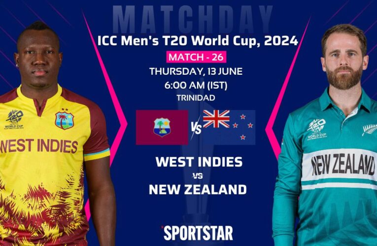 WI vs NZ Live Score, T20 World Cup 2024: New Zealand takes on West Indies in must-win clash; Toss at 5:30 am IST