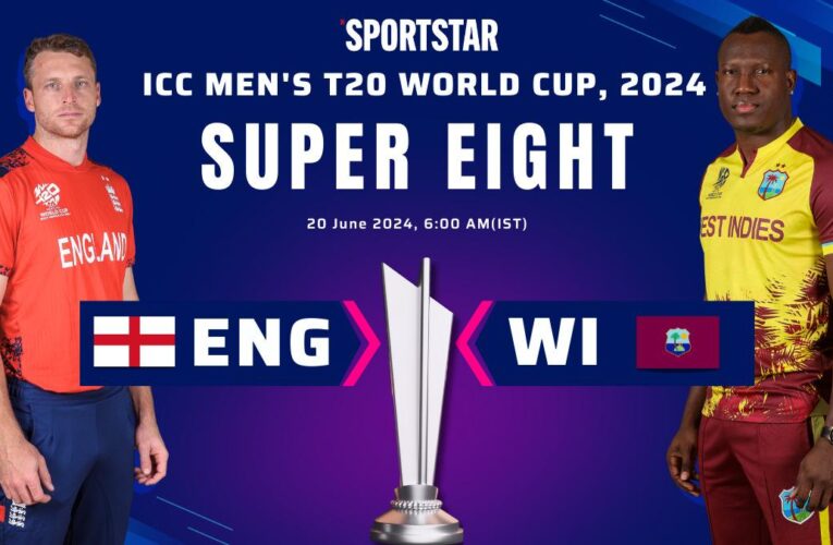 WI vs ENG Live Score, T20 World Cup 2024: West Indies, England look to kick off Super Eight with win; Toss at 5:30 am