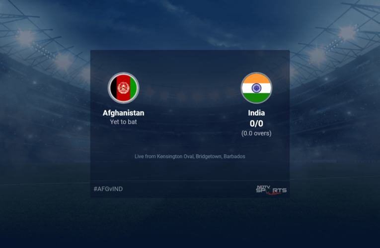 Afghanistan vs India live score over Super Eight – Match 3 T20 1 5 updates