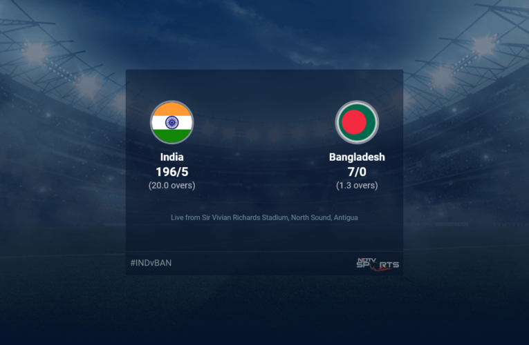 India vs Bangladesh live score over Super Eight – Match 7 T20 1 5 updates