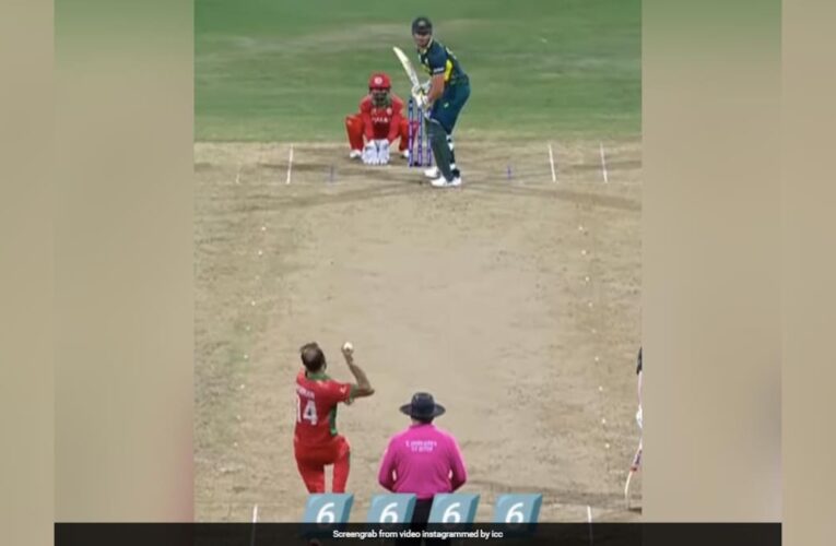 6,6,6,6: Marcus Stoinis Takes Pakistan-Born Mehran Khan To Cleaners With 26 Runs In 1 Over. Watch