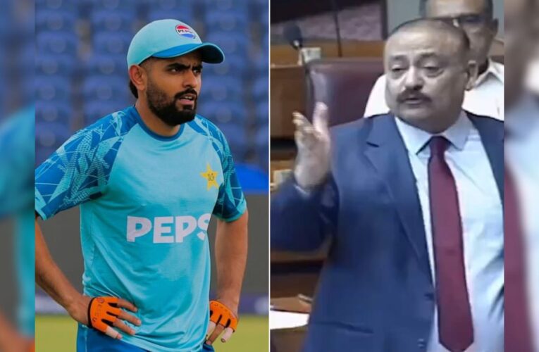 “Ek Jalsa Rakhe, Usme Kagaz Lehraye”: Babar Azam Roasted In Pakistan Parliament. Watcyh