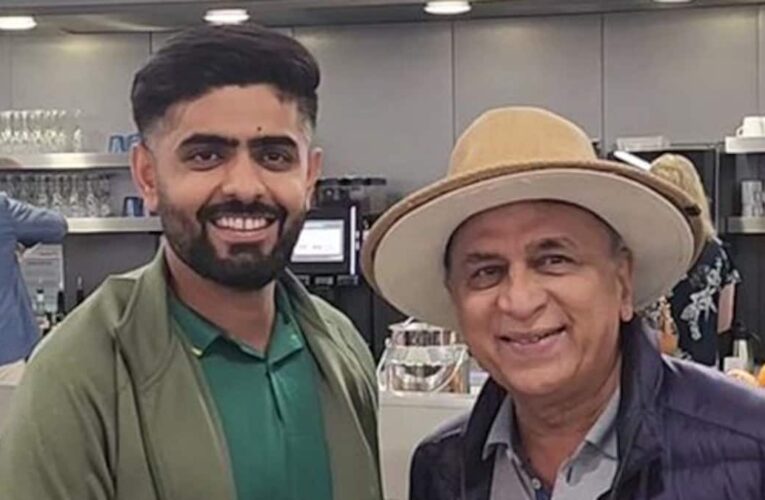 Sunil Gavaskar Meets Babar Azam At Dining Area, This Happens Next. Watch