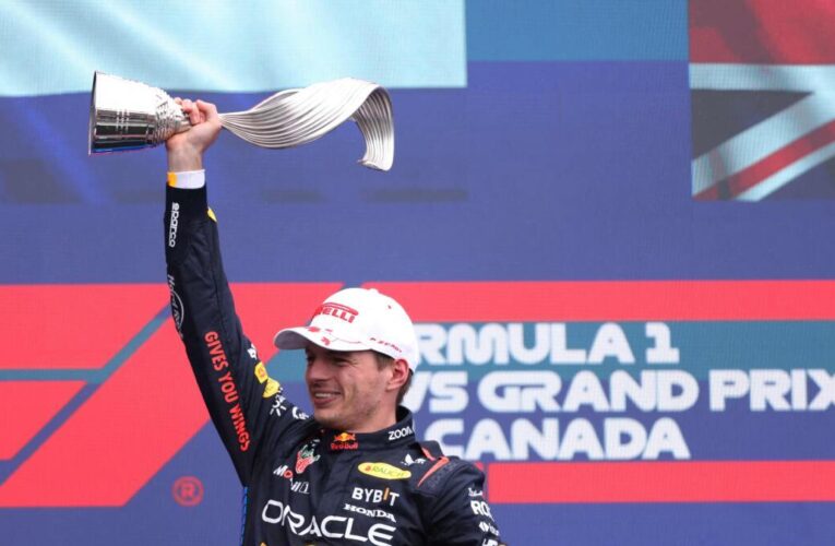 Max Verstappen wins third straight Canadian Grand Prix