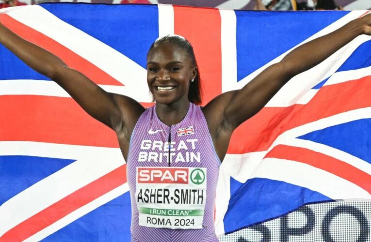 European Athletics Championships 2024: Dina Asher-Smith claims 100m gold