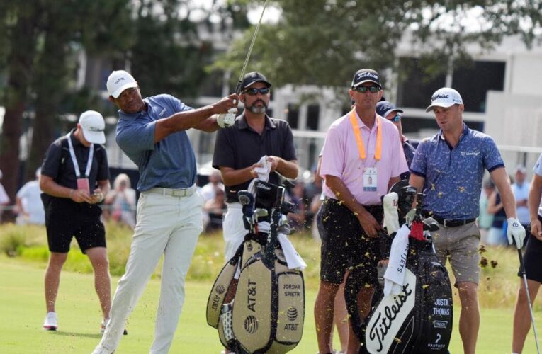 U.S. Open 2024: Tiger Woods off to early practice, Adam Scott gears up for major streak