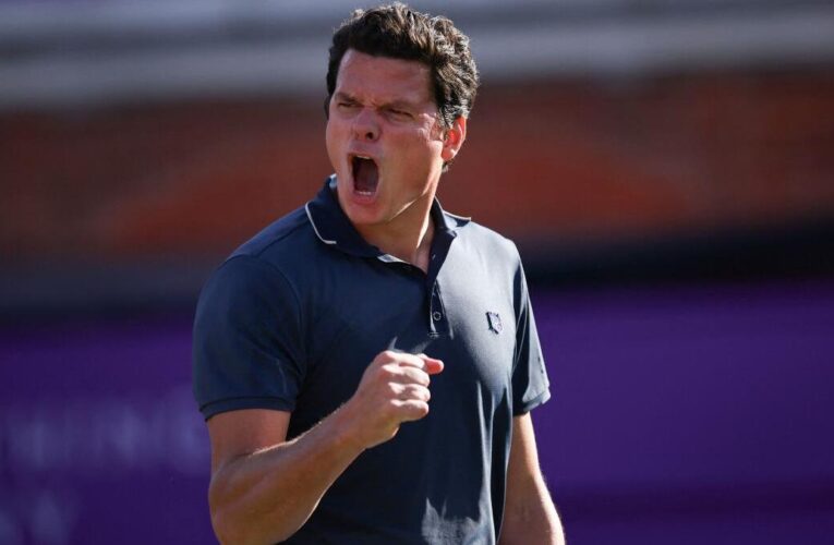 Former world No. 3 Raonic has slipped to 186th in the rankings after three years of injury problems but the Canadian still possesses one of the game’s potent serves. He wasn’t broken.