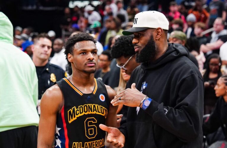 NBA Draft 2024: Bronny James, son of LeBron James, picked by Los Angeles Lakers